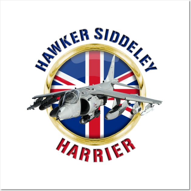 RAF Hawker Siddeley Harrier Wall Art by MilMerchant